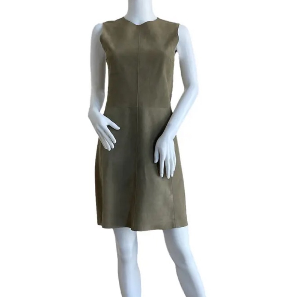 Vince Suede Sleeveless Dress